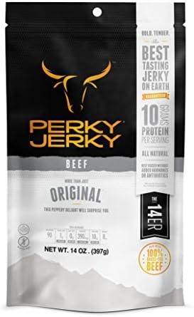 Perky Jerky Original Beef, 14 Ounce
