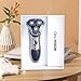 Roziapro Razors for Men - 5 in 1 Rotary Mens Razors -LED Display Electric Razor for Men Grooming Kit- Cordless Electric Shavers Men, Waterproof Electric Shavers for Men, USB Rechargeable