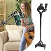 Adjustable Stand Phone Mount - Flexible Gooseneck Smartphone Holder For Music Stands, Drum Kits & Studio Use - Cellphone Clip Compatible With Android Devices #3