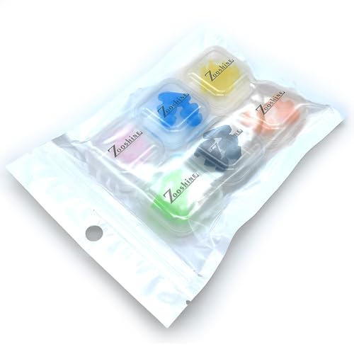 6 Sets Waterproof Kids Swimming Earplugs Case Packed, Protect Children's Ears in Water Shower