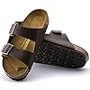 Birkenstock Arizona Greased Leather, Men's Open Toe Sandals, Brown, 7.5 UK (41 EU) #5