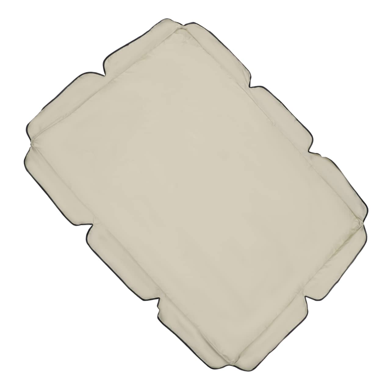 Housse pour balançoire de jardin imperméable beige protection solaire extérieure 2 places