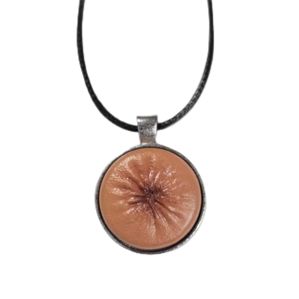 Collar de Ano – Diseño Realista Detallado – Colgante Divertido Statement – Regalo de Broma para Despedidas de Soltero, Festivales y Fiestas – Hecho a Mano