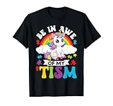 Cute Be in Awe of My 'Tism Unicorn Autism Awareness Kid Girl T-Shirt