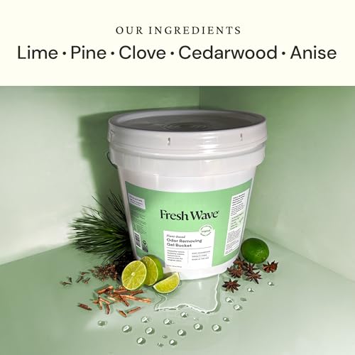 Image of Fresh Wave Odor Removing Gel Bucket, 15.5 lb. (248 oz.), Original Scent Refill - Odor Absorbers for Home, Safer Odor Relief, Natural Plant-Based Odor Eliminator, For Cooking, Trash & Pets