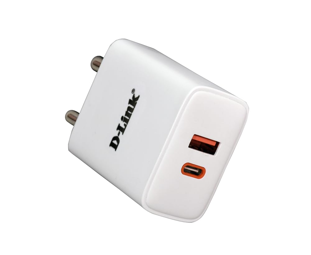 D-Link 65W Fast Charging Adapter with Dual Port for Laptop and Mobile, Type C + Type A, PD and QC Compatible, Over Current, Over Voltage and Over Temperature Protection, 100-265V-image-20