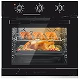 AMZCHEF Electric Wall Oven with Rotisser...