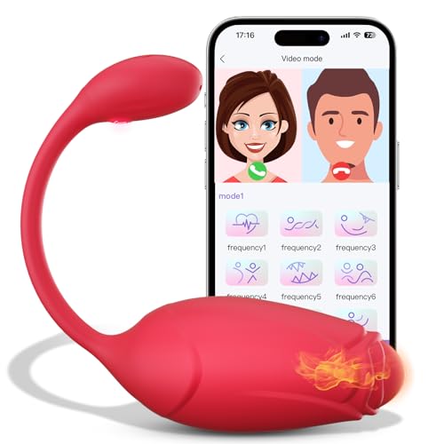 APP Remote Control Wearable Vibrator Couples Sex Toys, Mini Vibrator Long Distance Panty Vibradores Sexy Toys Vibrater, Female Adult Sex Toys Sexual Pleasure Tools for Women juguetes sexuales