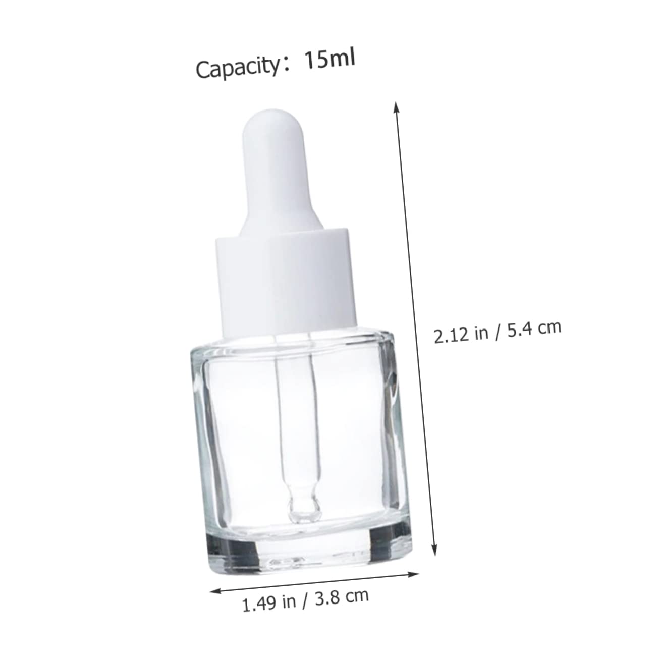 20 Stück Pipettenflaschen aus Glas 15ml Auslaufsicher und Luftdicht für Ätherische Öle Kosmetik und Reisen