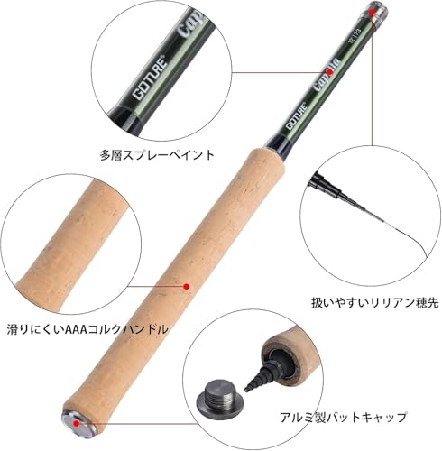 Goture テンカラロッドセット 3.6m