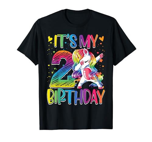 It�fs My 2nd Birthday Unicorn Outfit for 2 Year Old Girls T�V���c