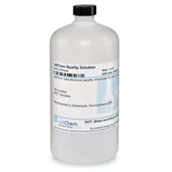 LabChem LC193002 Potassium Hydroxide Solution, 0.1N 0.1M, 1 L Volume
