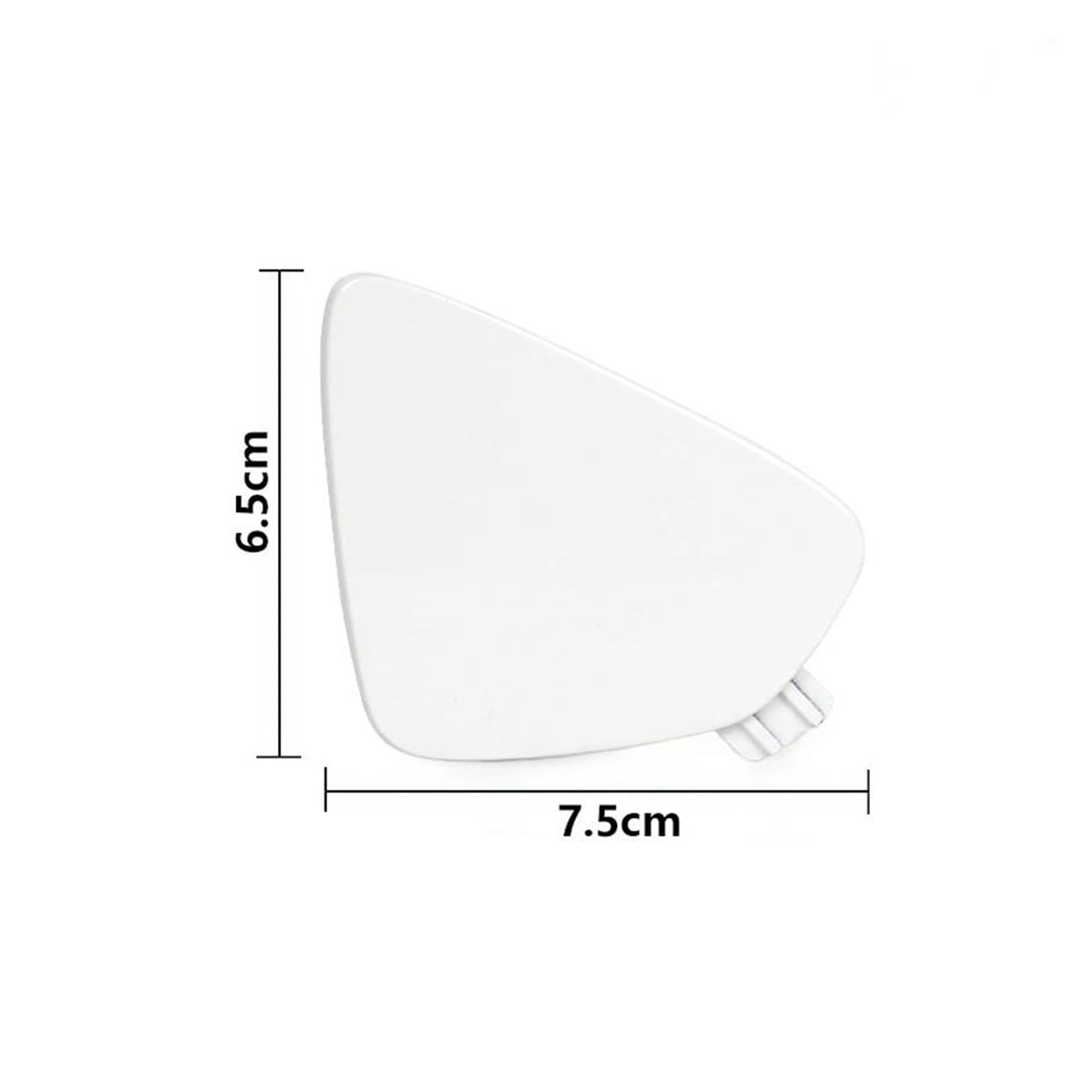 Copertura Occhiello Gancio Traino per Volvo XC60 2014 2015 2016 2017 Cappello di Copertura del Ganci di Traino del Paraurti Anteriore(Bianco)