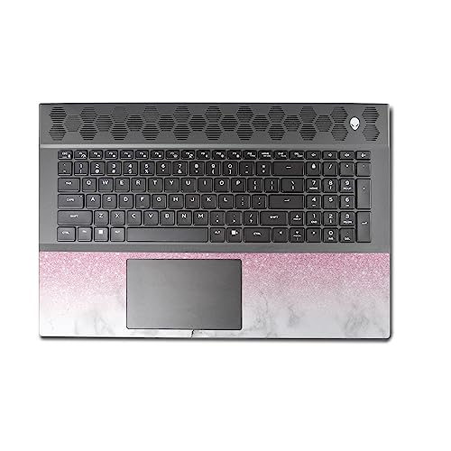 Image of MightySkins Skin Compatible with Alienware M18 R1 (2023) Full Wrap Kit - Marble Glitz | Protective, Durable, and Unique Vinyl Decal wrap Cover | Easy to Apply & Change Styles | Made in The USA