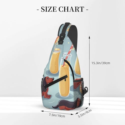 Bolso cruzado para hombre y mujer, mochila bandolera miniatura 3