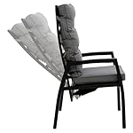 OUTLIV. Gartensessel Canberra Aluminium Anthrazit