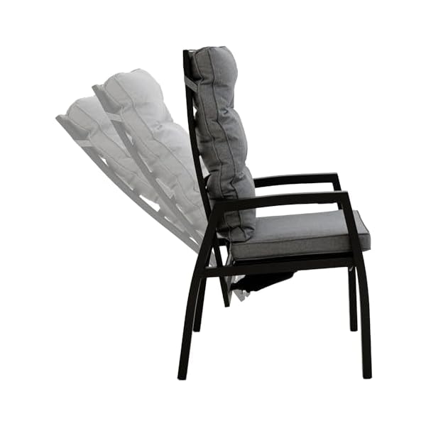 OUTLIV. Gartensessel Canberra Aluminium Anthrazit