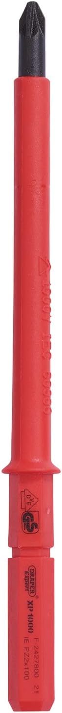 Draper XP1000 VDE PZ Type Interchangeable Screwdriver Blade - 24746 - Precision Electrical Screw Driver Bit Tool