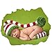 Fashion Cute Newborn Baby Photography Props Outfits Boy Girl Knitted Christmas Hat Socks Photo Shoot Costume