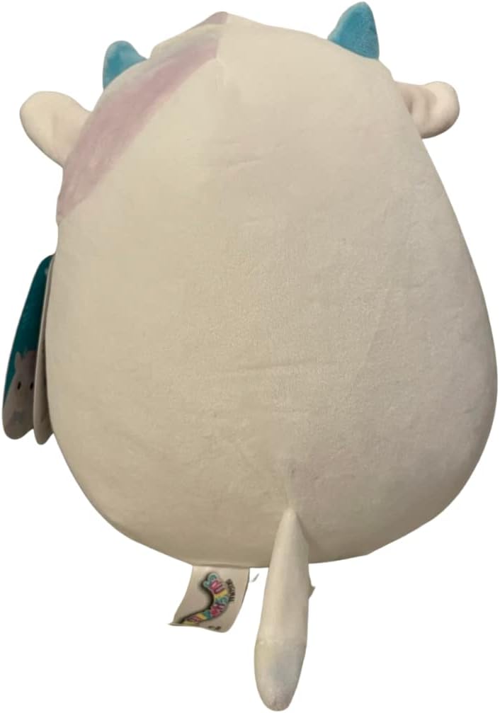 Squishmallows Official Kellytoy Plush 8 Inch Squishy Soft Plush Toy Animals (Belozi Cow)