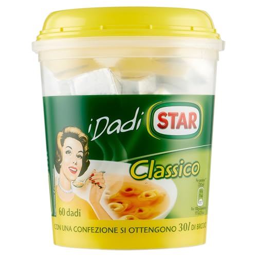 GR 600 (PZ 60 DADI) PREPARATO PER BRODO E CONDIMENTO A BASE DI GLUTAMMATO CON OLIO EXTRA VERGINE DI OLIVA, IDEALE PER INSAPORIRE I TUOI PIATTI