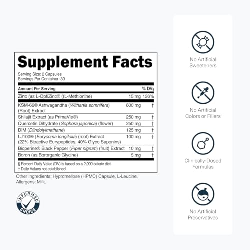Transparent Labs Vitality Testosterone Booster