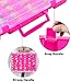 Display Case Compatible with Disney Doorables Collectible Mini Figures/ for MGA Entertainment Miniverse. Toys Storage Organizer for Multi Peek/ for Village Peek Characters (Box Only)--Rose Red