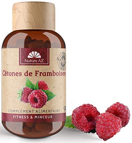 CÉTONES DE FRAMBOISES + MAGNÉSIUM - RASPBERRY KETONE - 90 GÉLULES - PUISSANT COUPE FAIM ET BRÛLEUR DE GRAISSES - FABRIQUÉ EN FRANCE