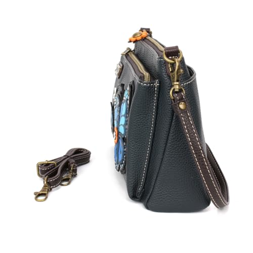 Image of CHALA RFID Protected Vegan Leather Deluxe Crossbody Bag with Adjustable Straps