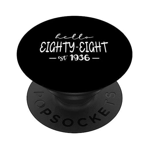 Est. 1936, Hola Ochenta y Ocho Años Hombres Mujeres, Cumpleaños 88 PopSockets PopGrip Intercambiable