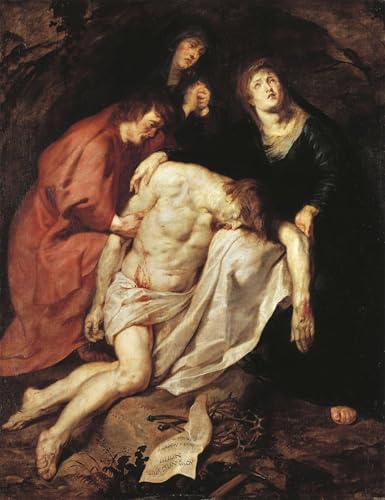 Tableau Van Dyck La Lamentation du Christ pour créer un salon élégant et calme