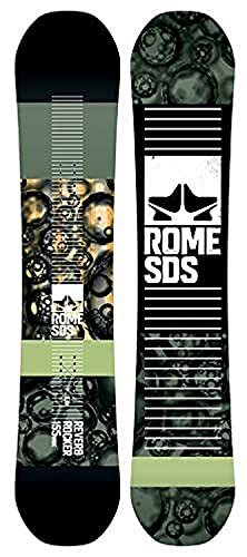 Rome Snowboards Reverb Rocker Snowboard, Black, 155 W