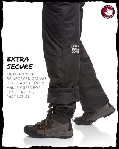 Canada Weather Gear Men'S Snow Pants - Insulated Heavyweight Waterproof Snowboard Pants thumb #4