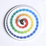 ︎虹独楽 美しいＣＤコマ 知育玩具 工作 教材 自分でも作れます。日本グッド・トイ受賞おもちゃ 美しい 知育玩具 デザイン こま コマ 手作り 色変わり 1歳 2歳 3歳 4歳 大人向け 国産 日本製