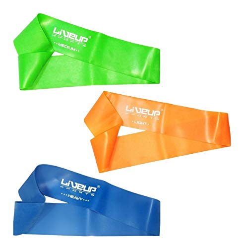 KIT 3 MINI BAND INTENSIDADE LEVE, MÉDIA, FORTE - LIVEUP