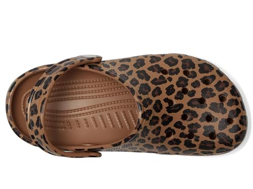 Crocs Unisex Classic Graphic Clogs Sepia/Leopard2