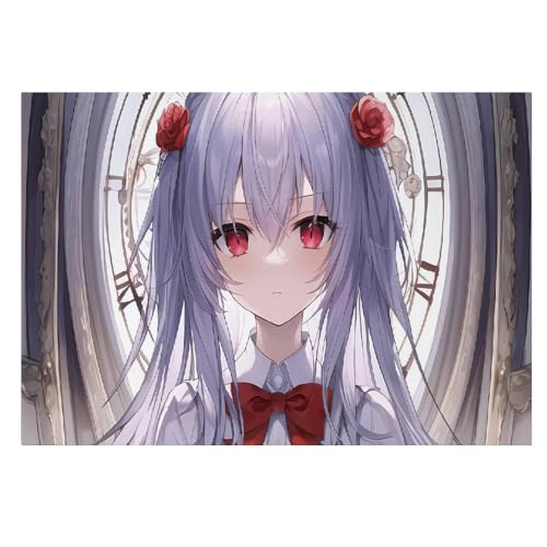 Póster de anime de niña de dibujos animados LIAZLIUT, lienzo decorativo de pared de 50 x 70 cm