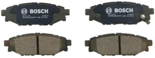 bosch bc1114 quietcast premium ceramic disc brake pad set - compatible with select subaru brz, crosstrek, xv crosstrek, forester, impreza, legacy, outback, wrx; rear