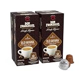 Picture of Don Francisco's Old Havana Espresso Pods: 40 Recyclable Aluminum Capsules, Intensity 8 Medium Dark Roast, Compatible with Nespresso Original Line - Bold Cuban-Style coffee with Nutty Notes