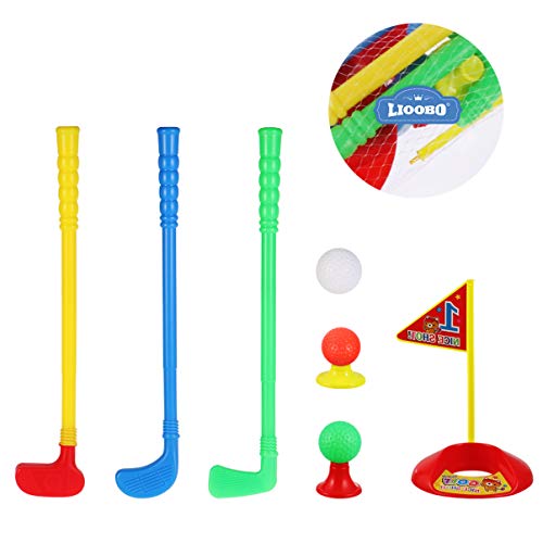 BESPORTBLE 1 conjunto de brinquedos de golfe para crianças, conjunto de bolas de golfe para crianças