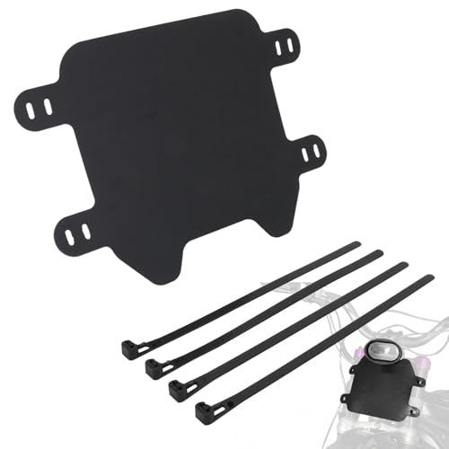 Image of JFG RACING Front Number Plate for Electric Dirt Bike,Universal Plate PP | 4 Straps included,flat decal face,for Ridstar Q20,for Tutti Soleil 01,for Surron LBX,for Talaria Sting MX3 MX4 MX5