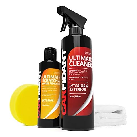 Carfidant Scratch & Swirl Remover and Car Interior Cleaner Cover