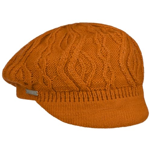 Casquette Gavroche en Tricot Seeberger pour Femme avec Visière Chapeau Automne Hiver