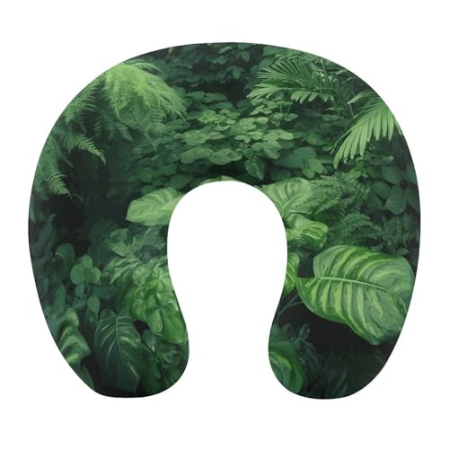 Almohada de viaje U-Shaped espuma viscoelástica 30 x 25 cm miniatura 1