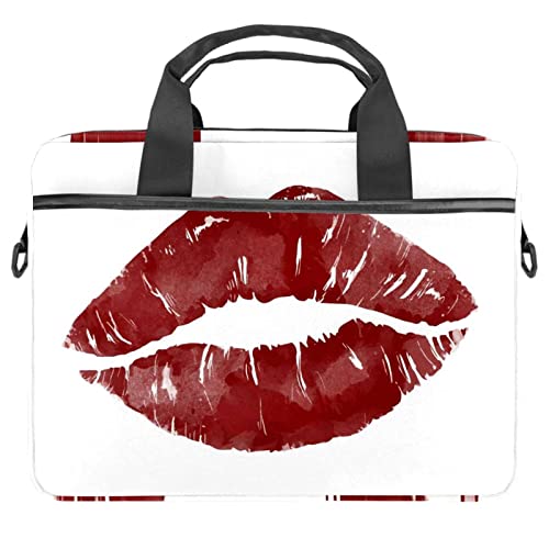 Housse ordinateur portable 13.3 pouces sac à bandoulière rouge mince PC