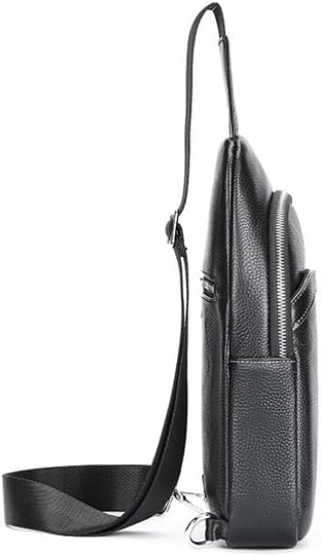 Large Capacity Commuter Bag Genuine Leather Business Casual Men's Multi Purpose Crossbody
