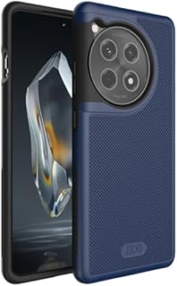 TUDIA DualShield Grip zaprojektowane dla OnePlus 12R etui 5G (2024), [MergeGrip], dwuwarstwowe, wojskowe, odporne na wstrząsy, cienkie, wytrzymałe, wytrzymałe etui ochronne na telefon (niebieski