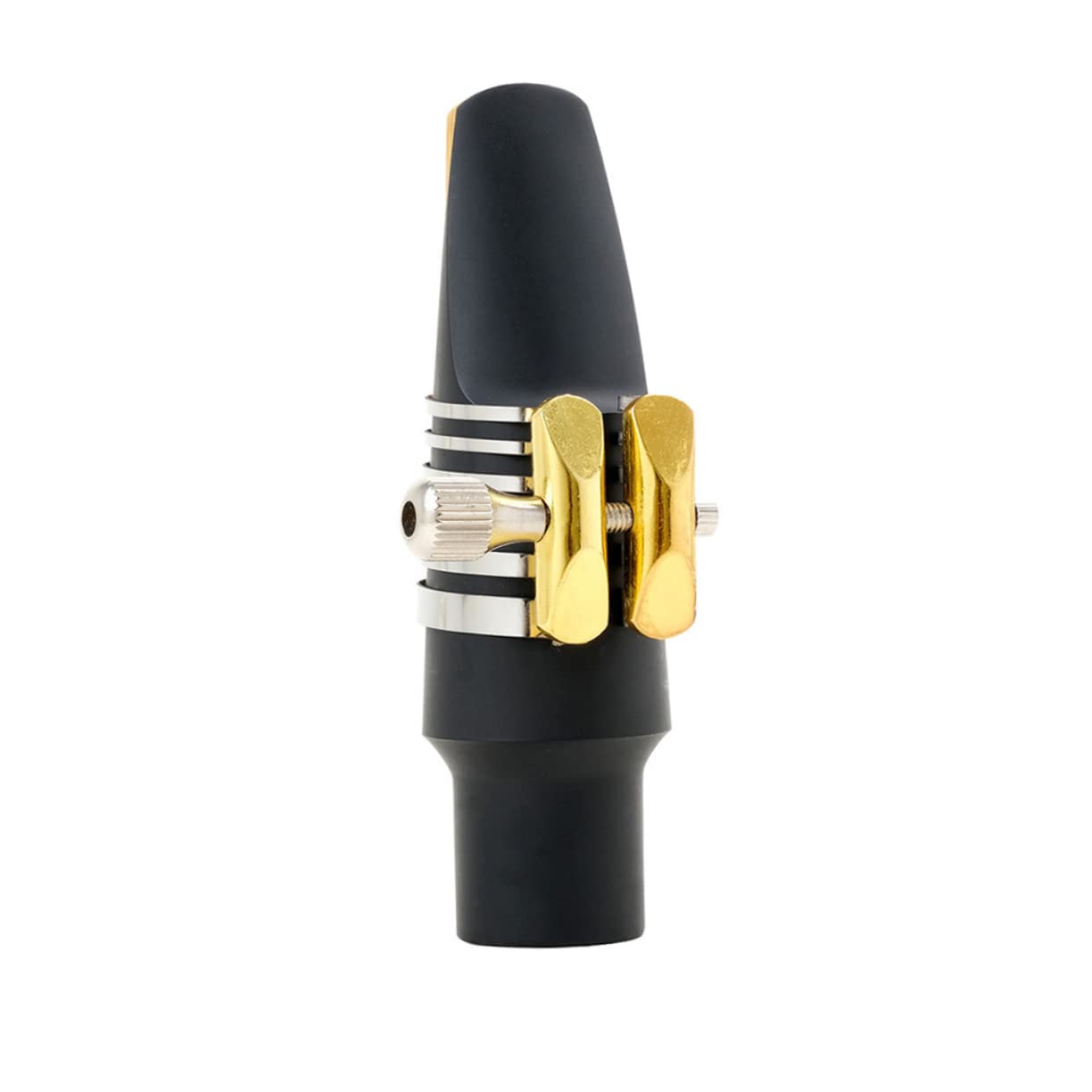 ibasenice 4 Piezas Abrazadera de saxofón saxofon alto saxofon tenor Accesorio saxofón partes de saxofón clip de saxofón ajustable partes de instrumentos de viento clip para saxofón cobre