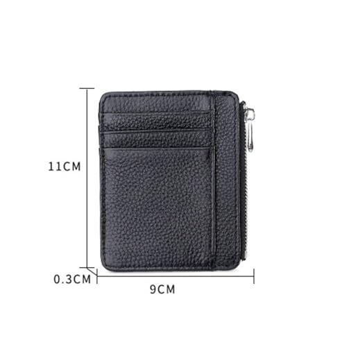 Travel Card Wallet Organizer Ultra Thin Portable Multi-card Slot Card Holder Wallet Universal Genuine ID Package (Black)2