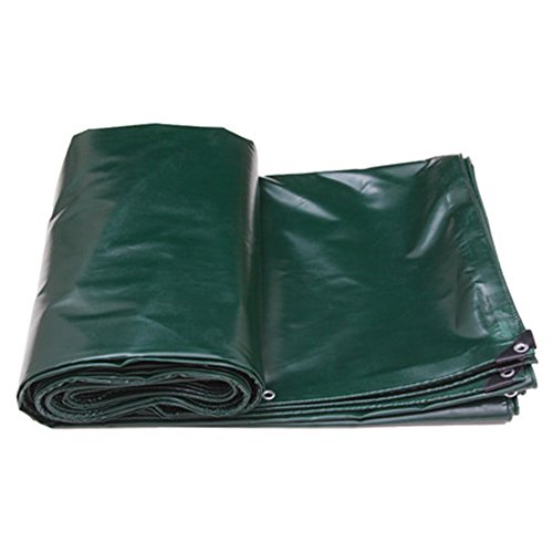 Preisvergleich Produktbild HR Plane Wasserdichter Sonnenschutz Wärmedämmung Verschleißfester Außen-Autoschrott im Freien Verdicken Sie Polyethylen, 530G / m2, Dicke 0,5 mm (Farbe : Grün, größe : 4m × 6m)